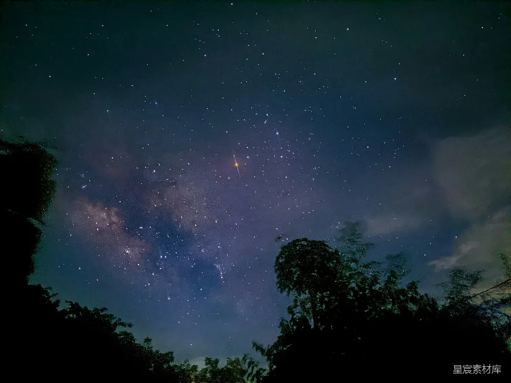高清摄影 夜空 星星 银河 自然 宁静 星空下的夜空