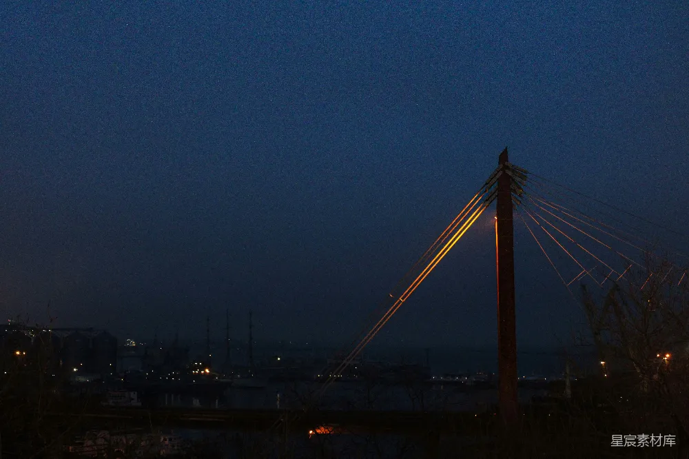 高清摄影 桥梁 夜景 城市 建筑 都市 夜幕下的桥梁