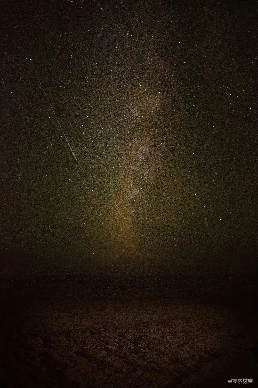 高清摄影 星空 宇宙 夜景 自然美 浪漫 银河与流星