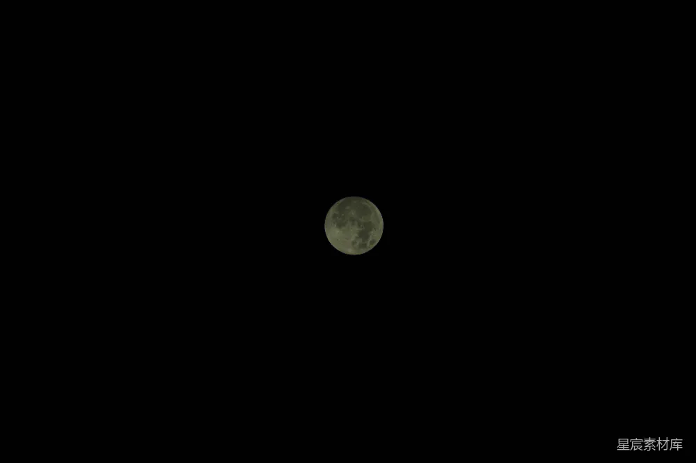高清摄影 夜空 月亮 宁静 自然 摄影 静谧夜空中的明月