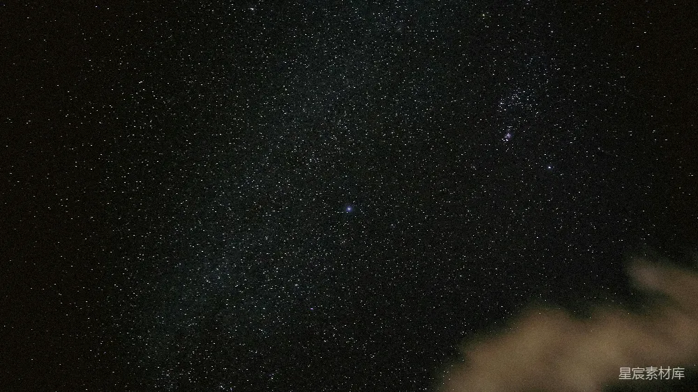 高清摄影 夜空 星空 宁静 自然 宇宙 宁静夜空下的星辰