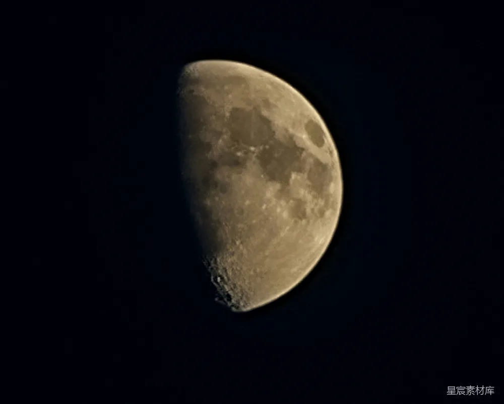 高清摄影 月亮 夜景 自然 宁静 景观 夜空中的弯月