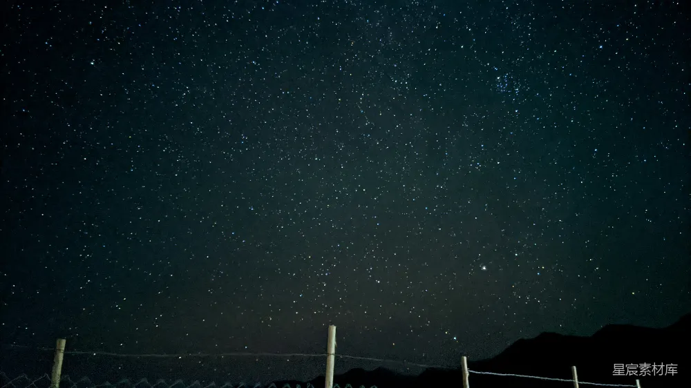 高清摄影 夜景 星空 宁静 自然 户外 夜空下的星星