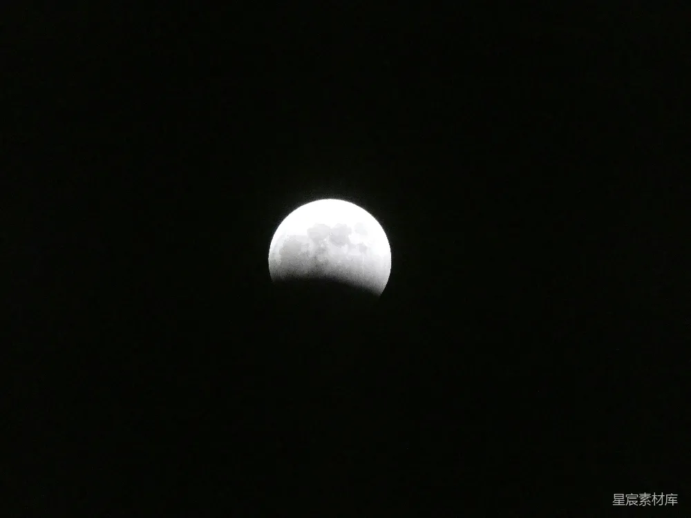 高清摄影 月亮 夜景 宁静 自然 黑暗 夜空中的一轮明月
