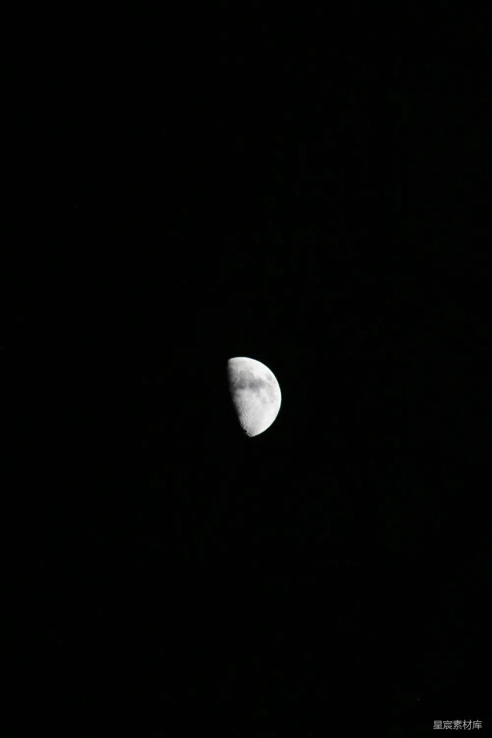 高清摄影 月亮 夜景 宁静 自然 星空 夜空中的弯月