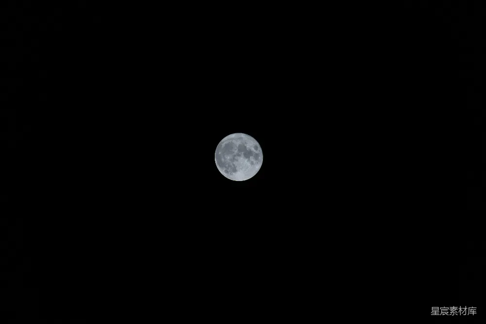 高清摄影 月亮 夜景 自然 宁静 宇宙 夜空中的明月