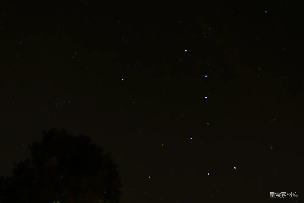 高清摄影 夜空 星星 宁静 自然 夜空中闪烁的星星