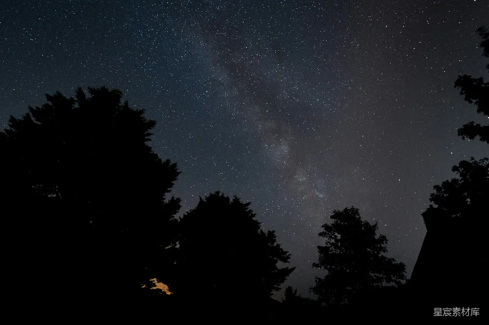 高清摄影 星空 银河 自然 宁静 摄影 夜空下的银河