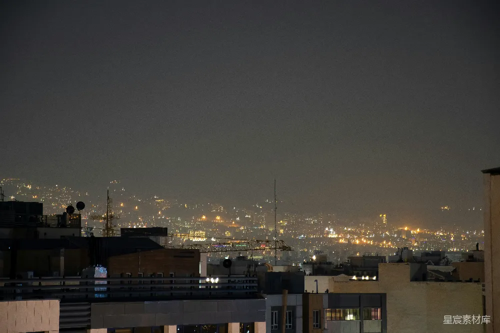 高清摄影 城市 夜景 建筑 灯光 都市 夜幕下的城市全景