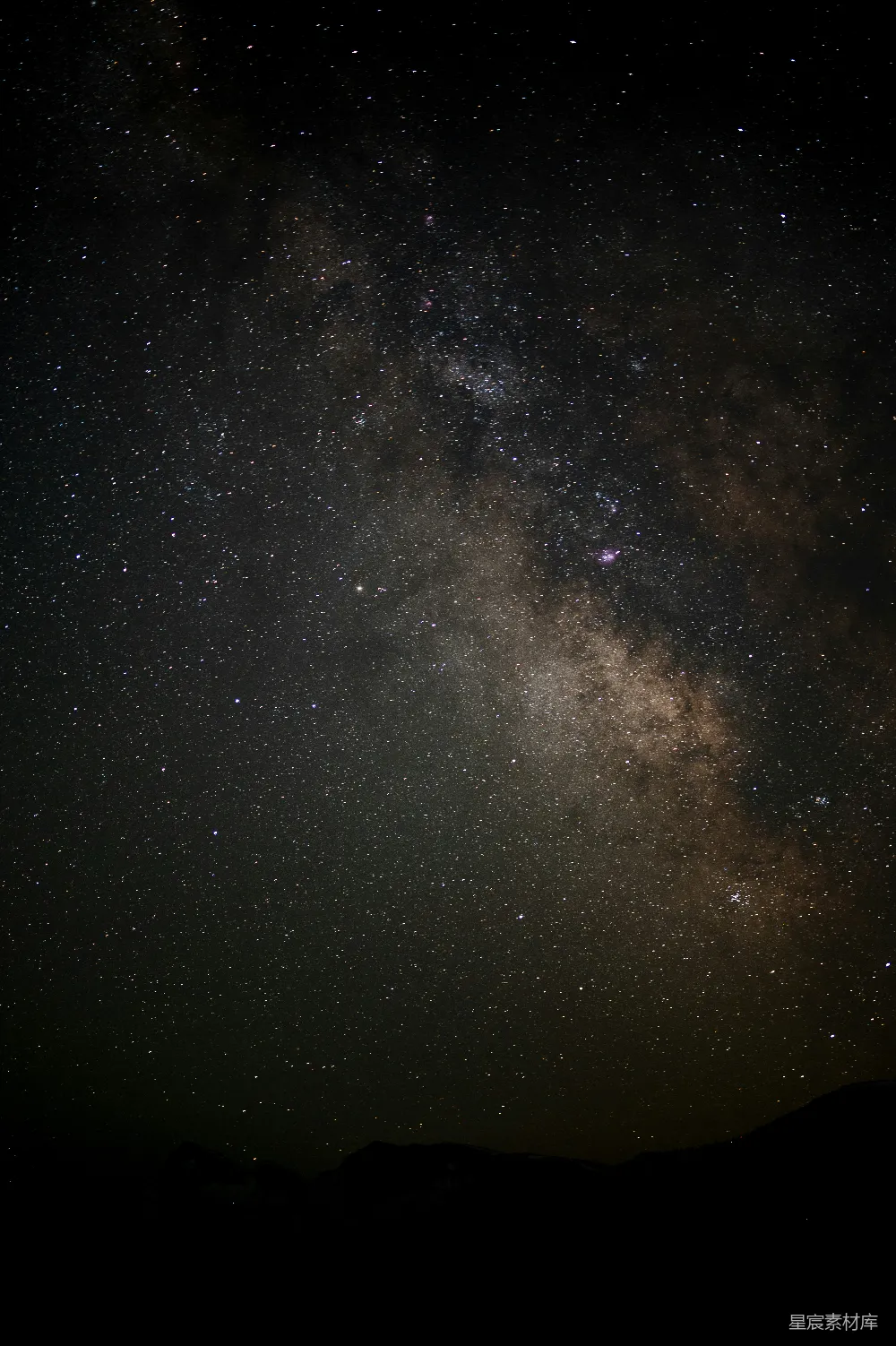 高清摄影 星空 银河 夜景 自然 宇宙 银河与星空