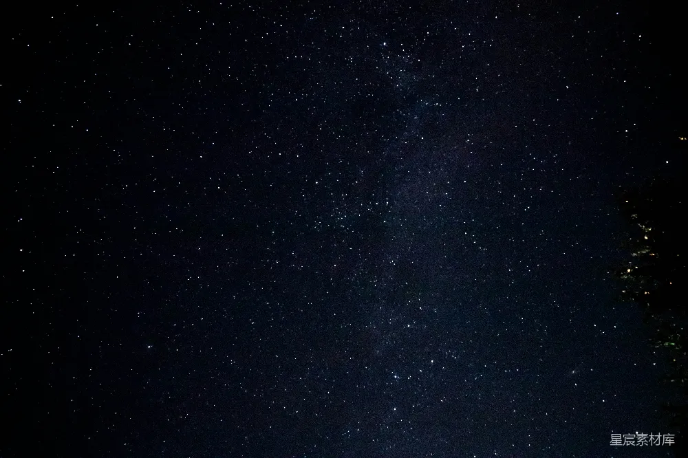 高清摄影 夜空 星空 宁静 自然 宇宙 夜空下的点点星光