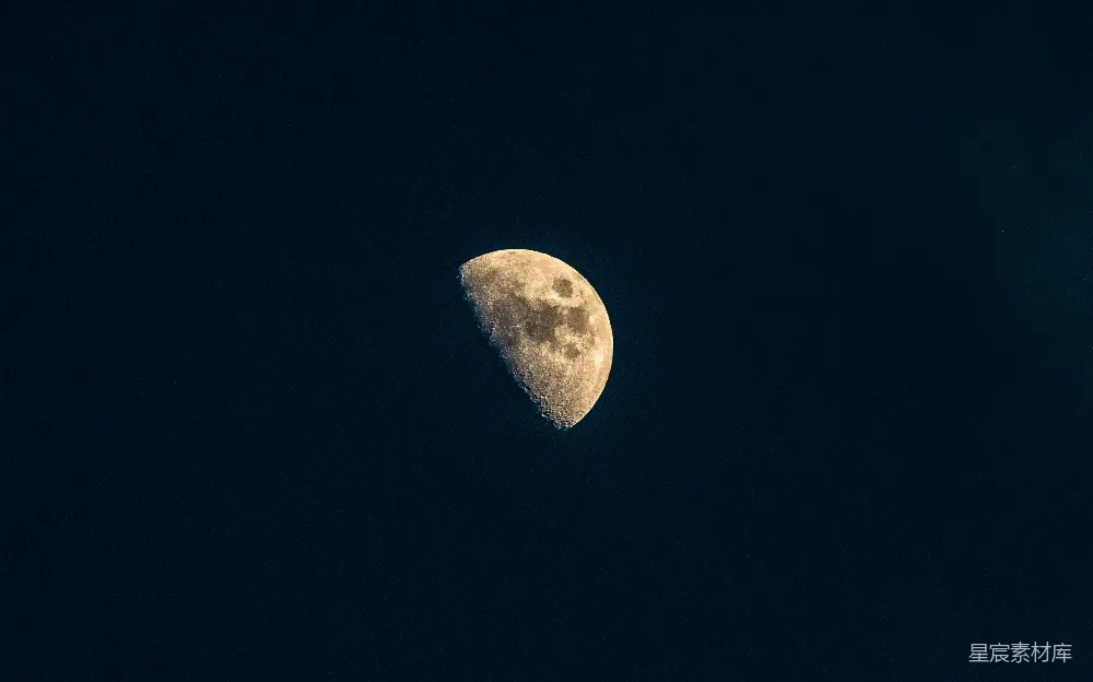高清摄影 月亮 夜空 自然风光 宁静 浪漫 夜空中的一弯新月