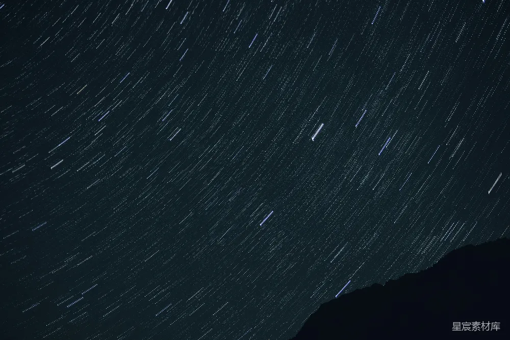 高清摄影 流星雨 夜空 天象 摄影 自然 流星雨的轨迹
