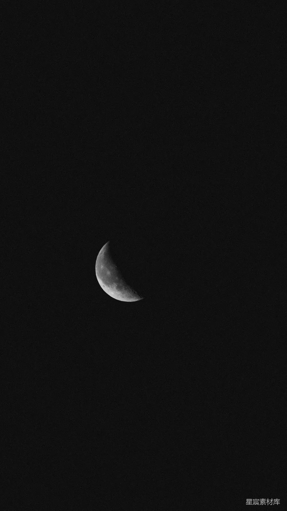 高清摄影 月亮 夜晚 静谧 自然 摄影 新月之夜