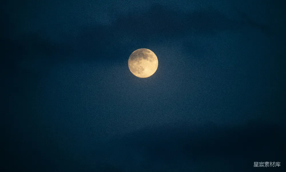 高清摄影 月亮 夜空 宁静 自然 摄影 静谧的月夜