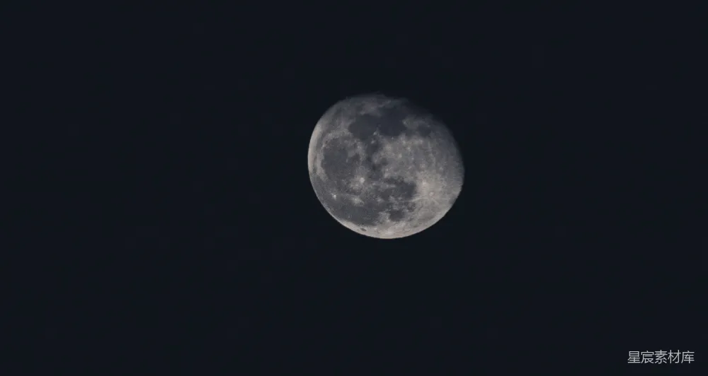 高清摄影 月亮 夜景 自然 宁静 月光 夜空中的圆月