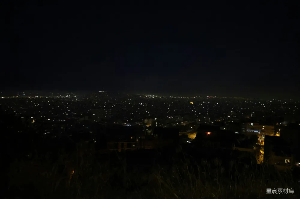 高清摄影 城市夜景 都市风光 宁静夜晚 城市灯火 夜幕下的城市灯火