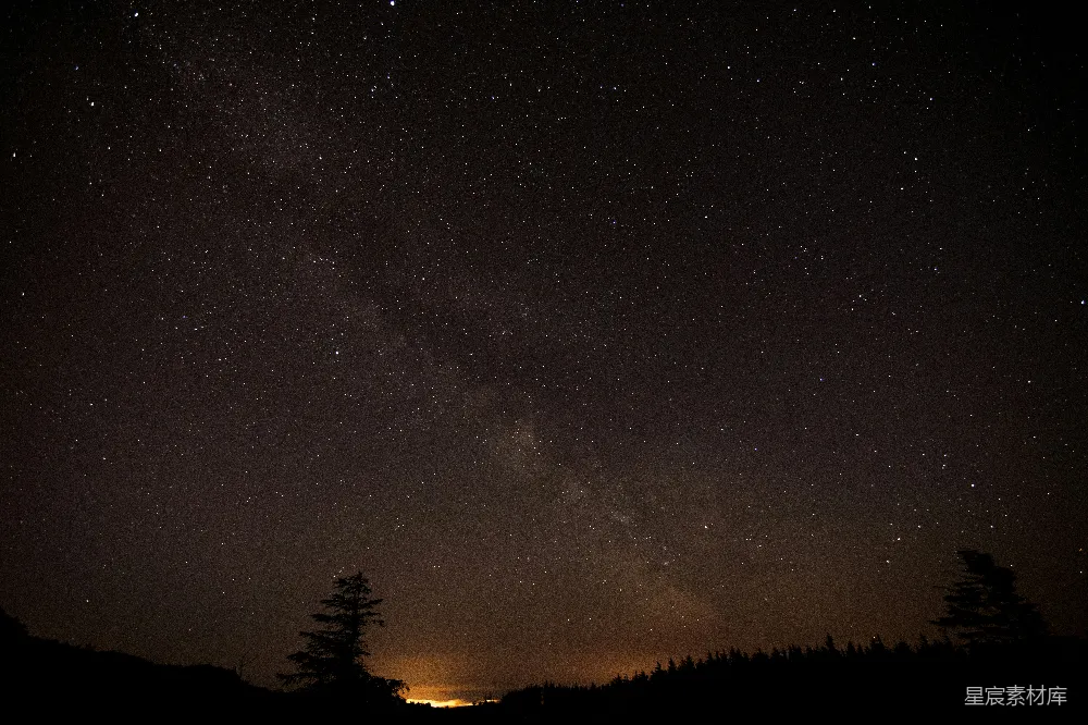高清摄影 夜空 银河 星空 自然 宁静 夜空下的银河