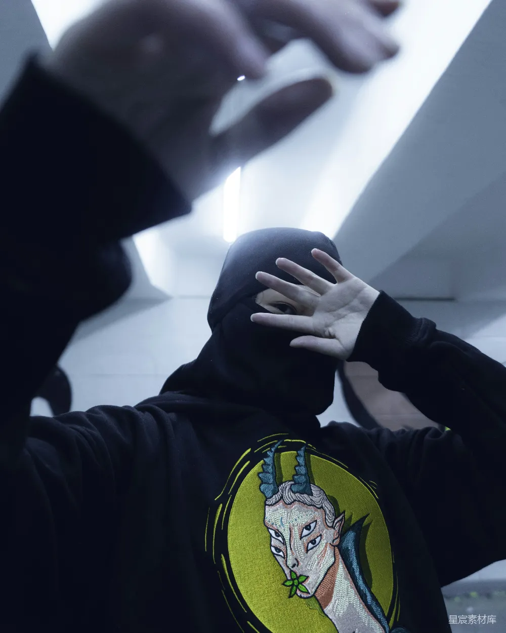 高清摄影 自拍 暗黑风格 神秘感 街头文化 时尚 暗夜中的神秘自拍