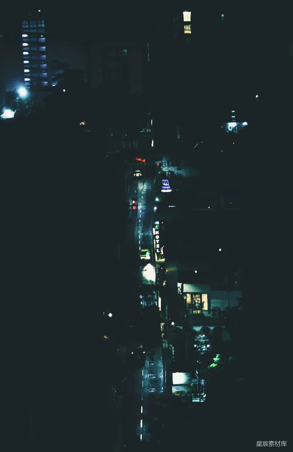 高清摄影 夜景 城市 街灯 夜生活 都市 夜幕下的城市街景