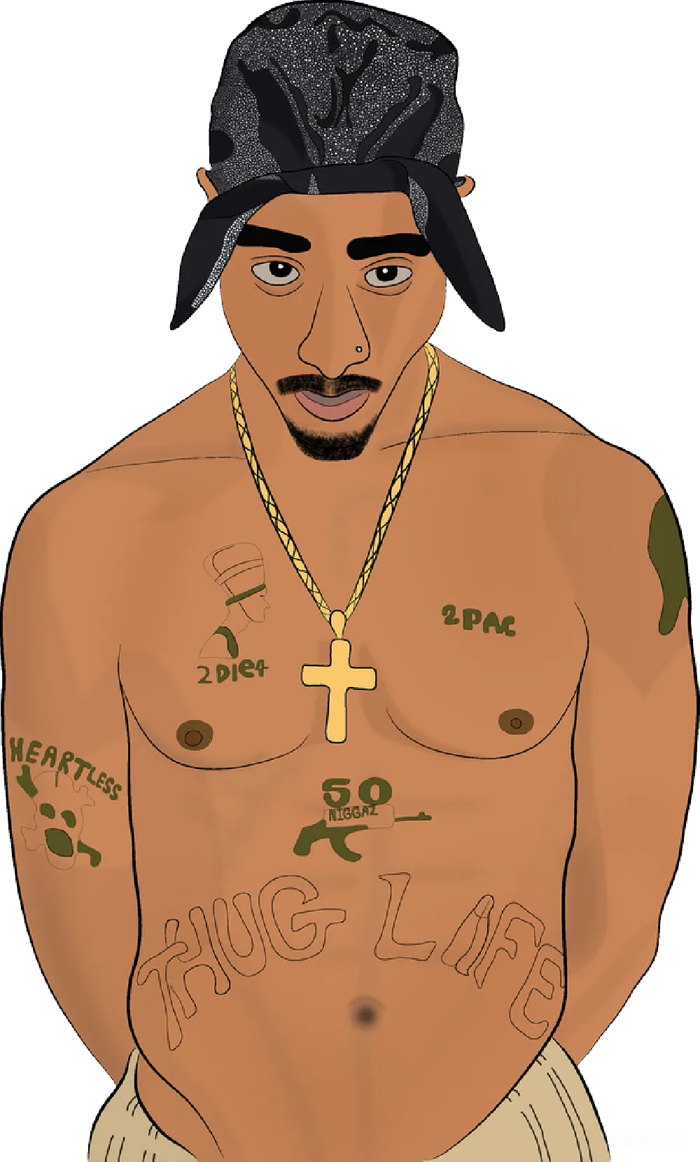 元素素材 2Pac