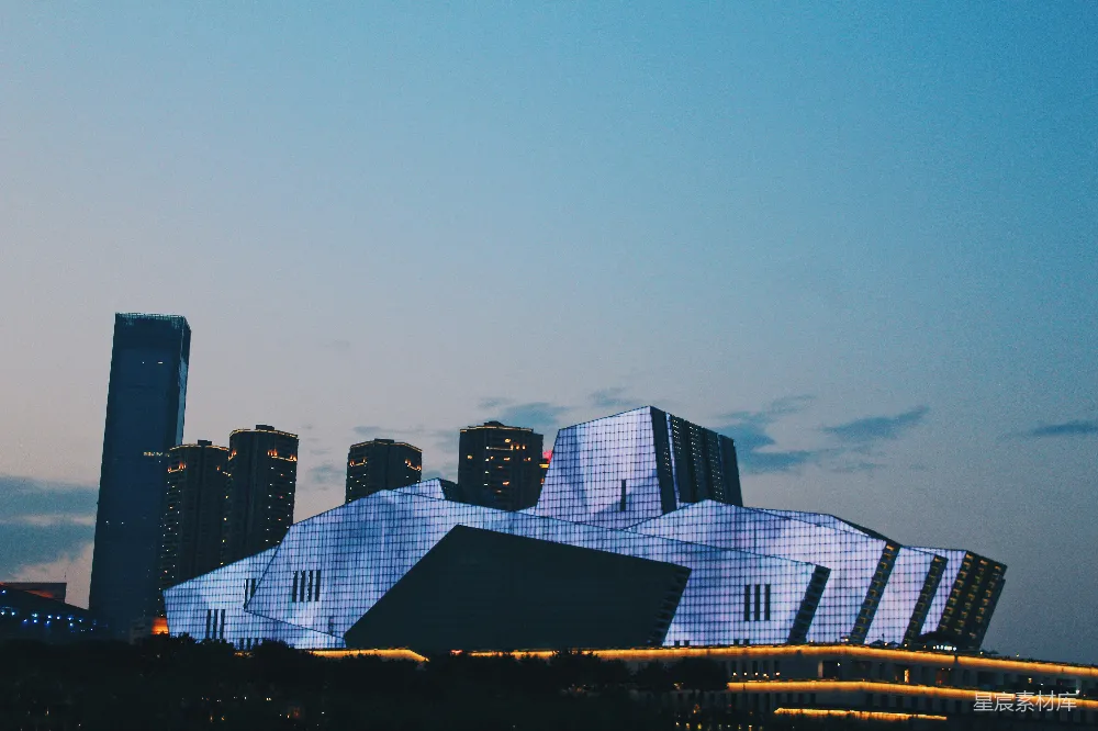 高清摄影 城市 夜景 建筑 现代 城市风光 城市夜景中的现代建筑