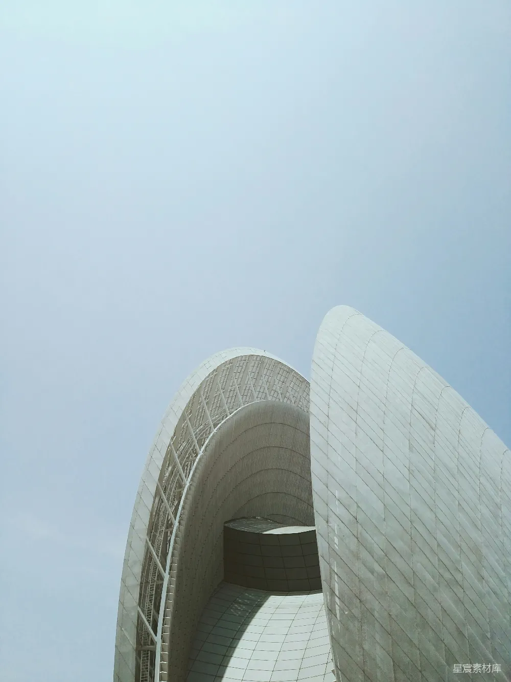 高清摄影 建筑 现代风格 几何艺术 城市景观 抽象设计 现代建筑的曲线之美
