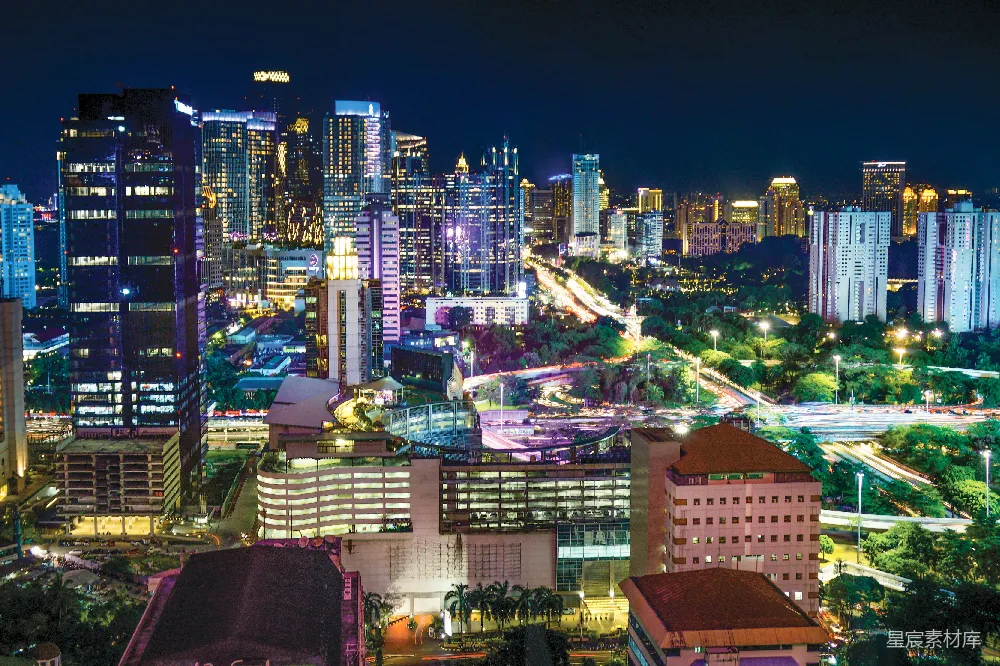 高清摄影 城市夜景 高楼大厦 都市生活 夜晚灯光 现代化建筑 夜幕下的城市繁华