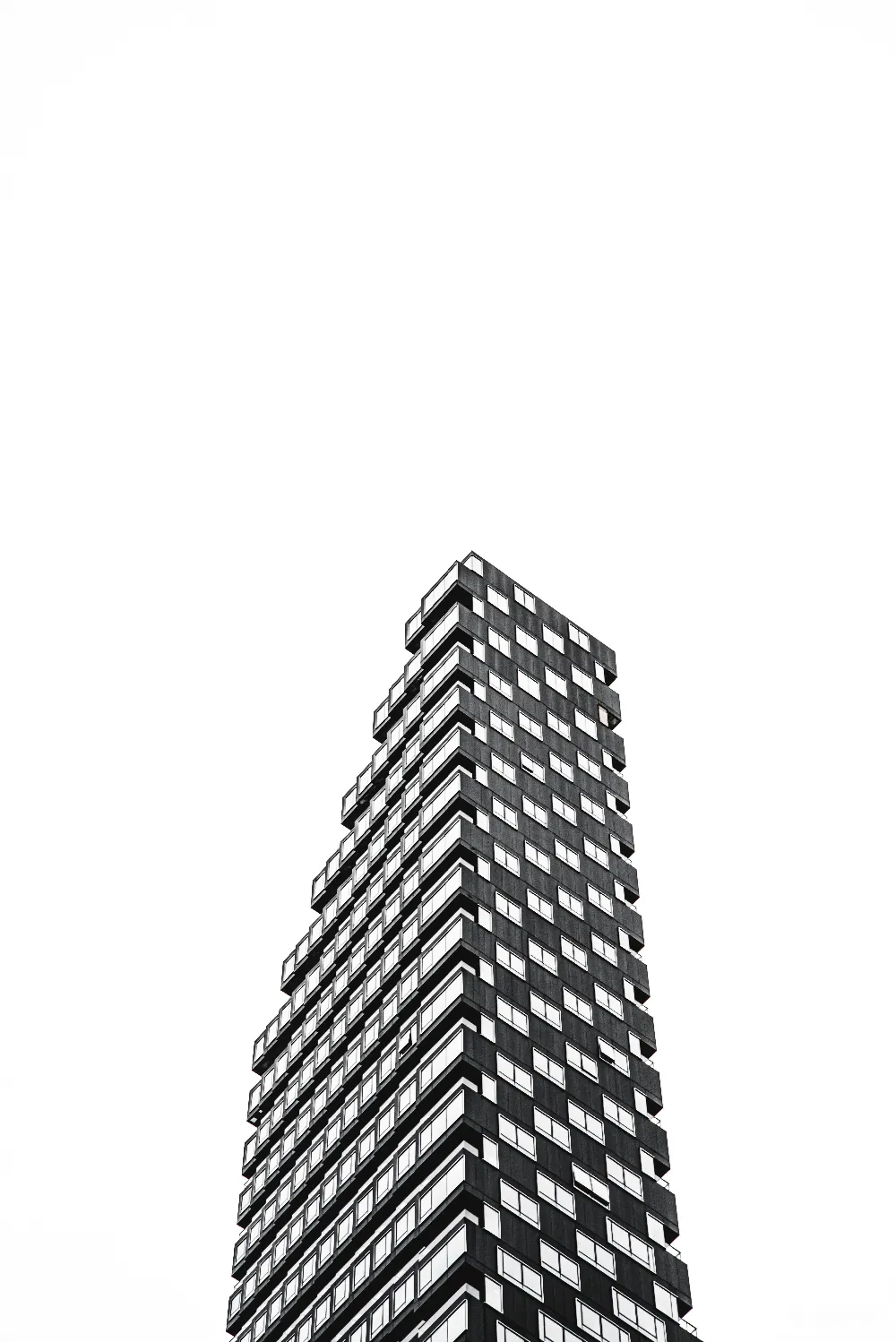 高清摄影 建筑 黑白 现代 城市 抽象 黑白建筑剪影