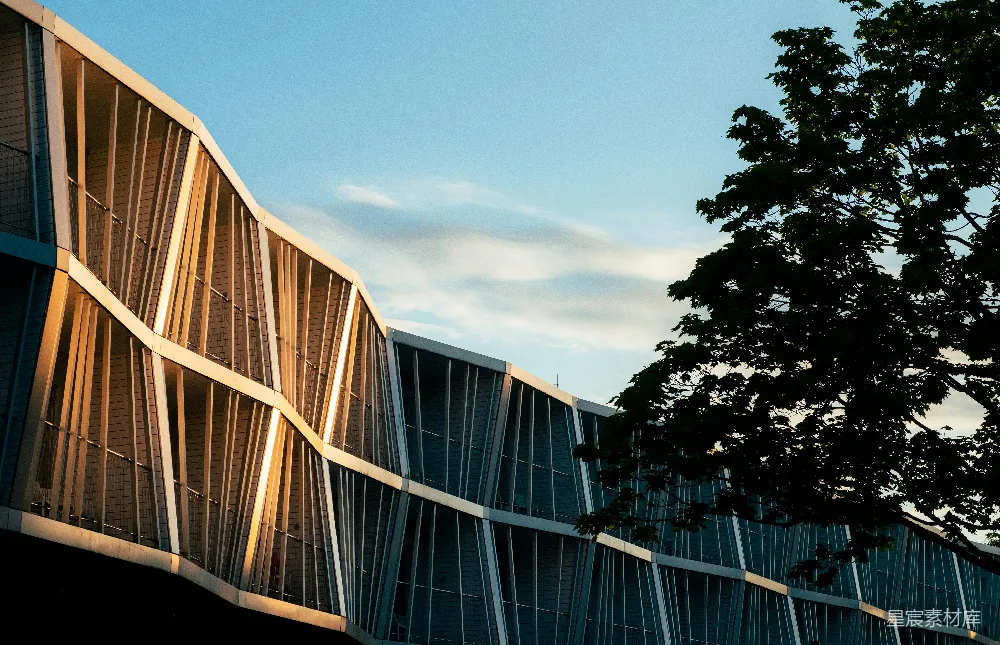 高清摄影 建筑 现代 城市 景观 夕阳 夕阳下的现代建筑