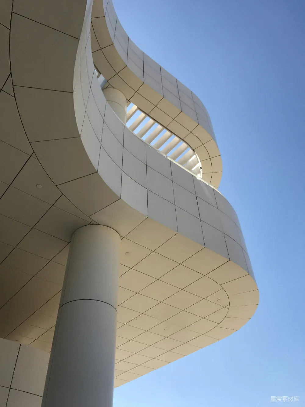 高清摄影 建筑 现代 几何 抽象 蓝天 现代建筑的几何之美