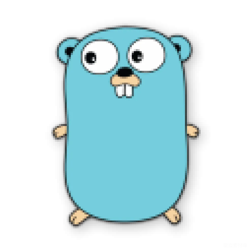 元素素材 Gopher 卡通 编程 吉祥物 简洁 Gopher卡通形象
