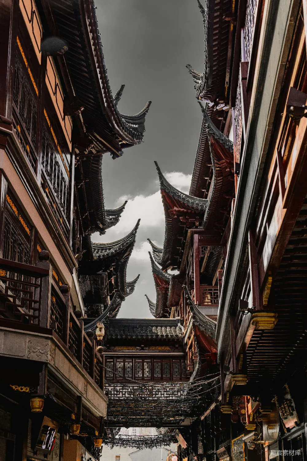 高清摄影 古建筑 中式风格 传统建筑 城市景观 历史文化 古色古香的中式建筑