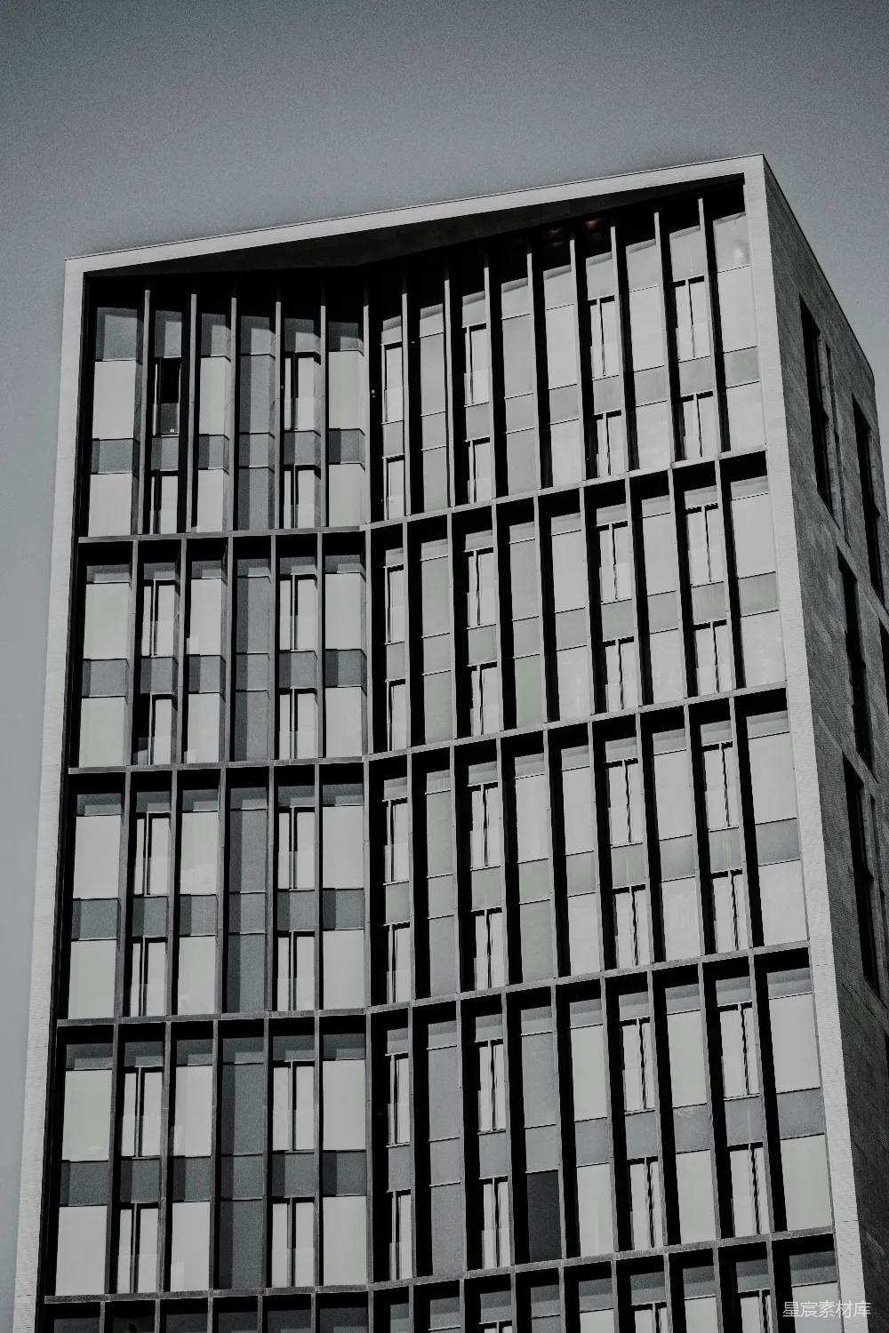 高清摄影 建筑 现代 黑白 城市 风景 现代建筑黑白风格
