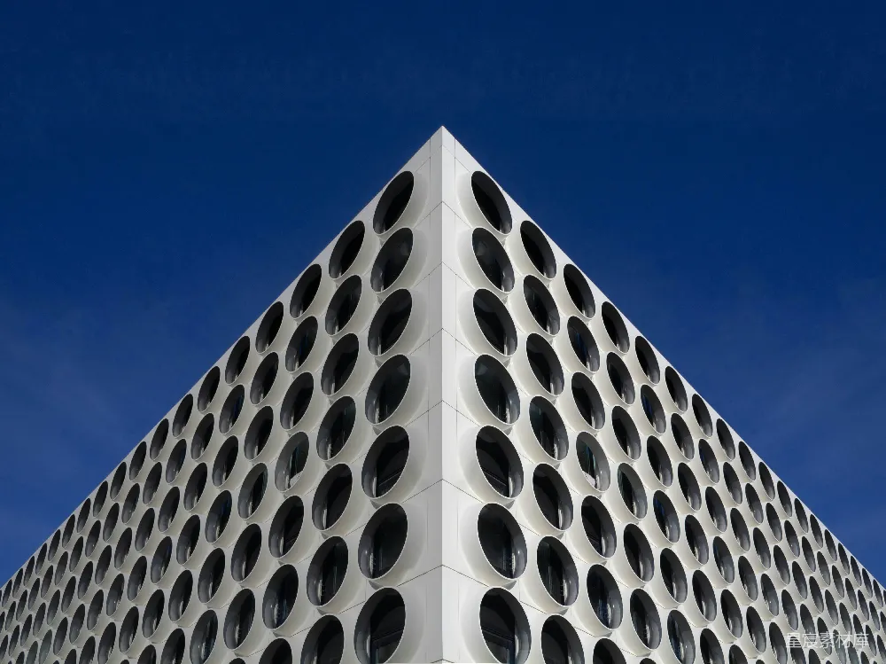 高清摄影 建筑 现代 几何 简洁 蓝色 现代建筑的几何之美