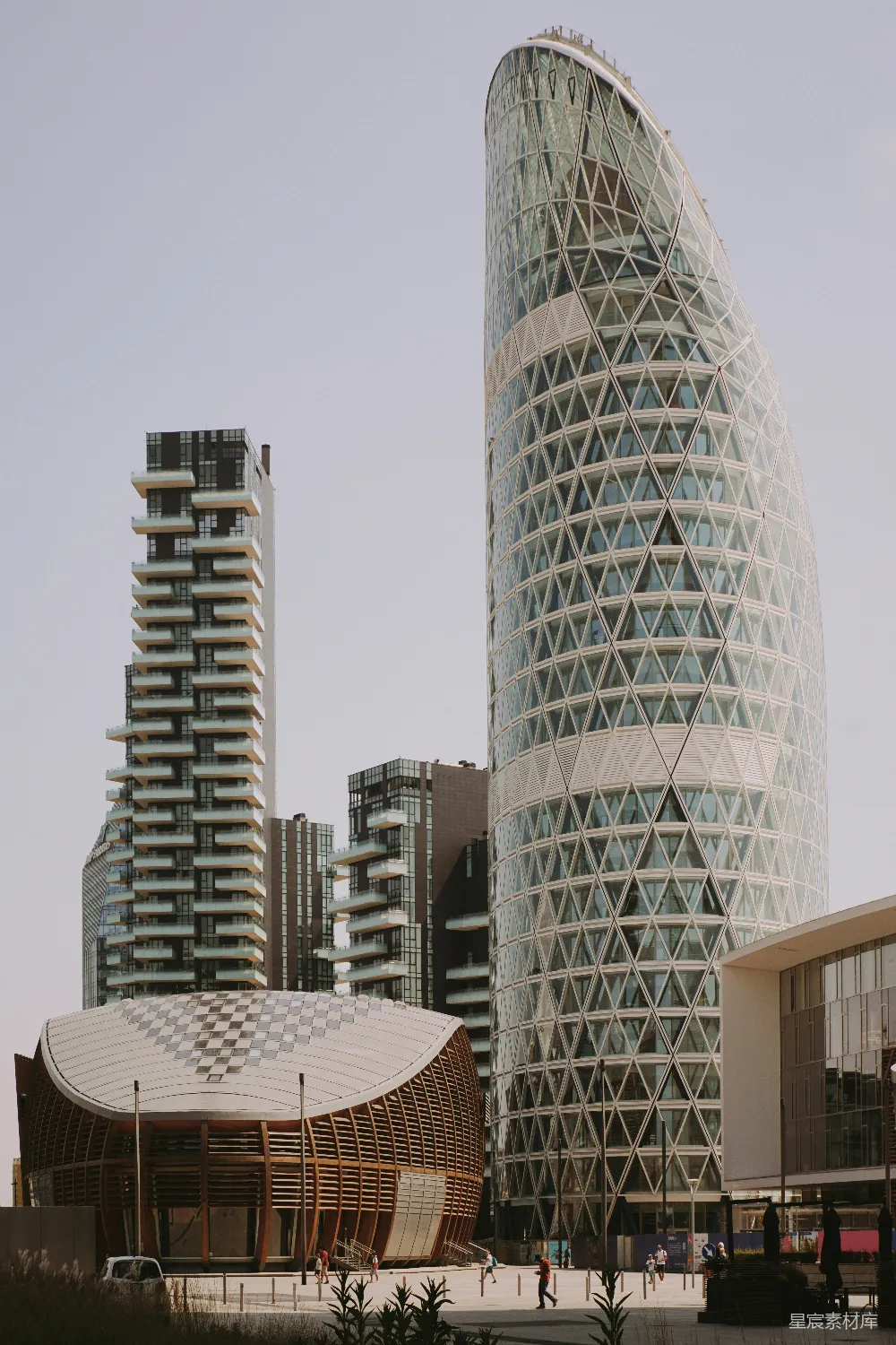 高清摄影 建筑 现代 城市 摩天大楼 几何 现代都市的建筑奇观