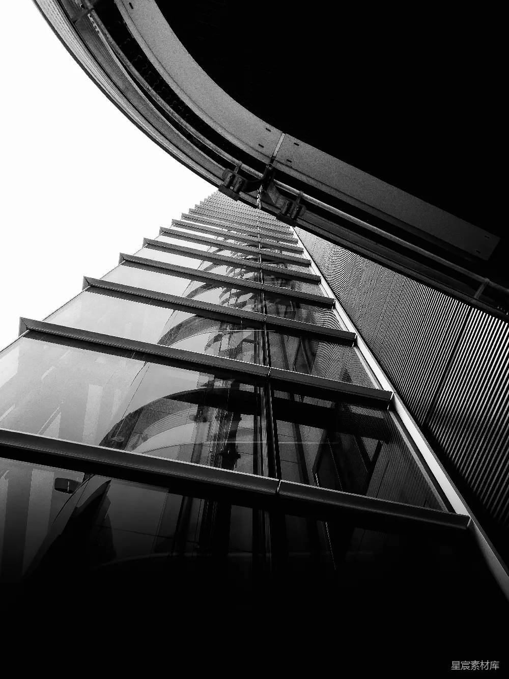 高清摄影 建筑 现代 黑白 几何 城市 现代建筑的几何之美