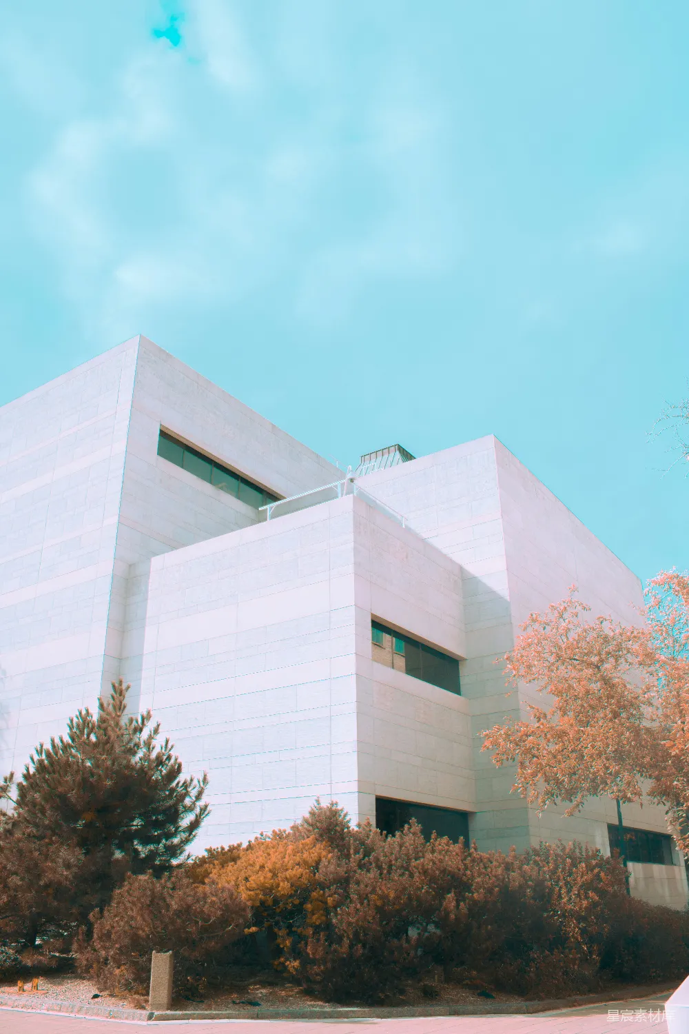高清摄影 现代建筑 城市景观 自然元素 城市风景 建筑美学 现代简约建筑与自然景观的和谐共存