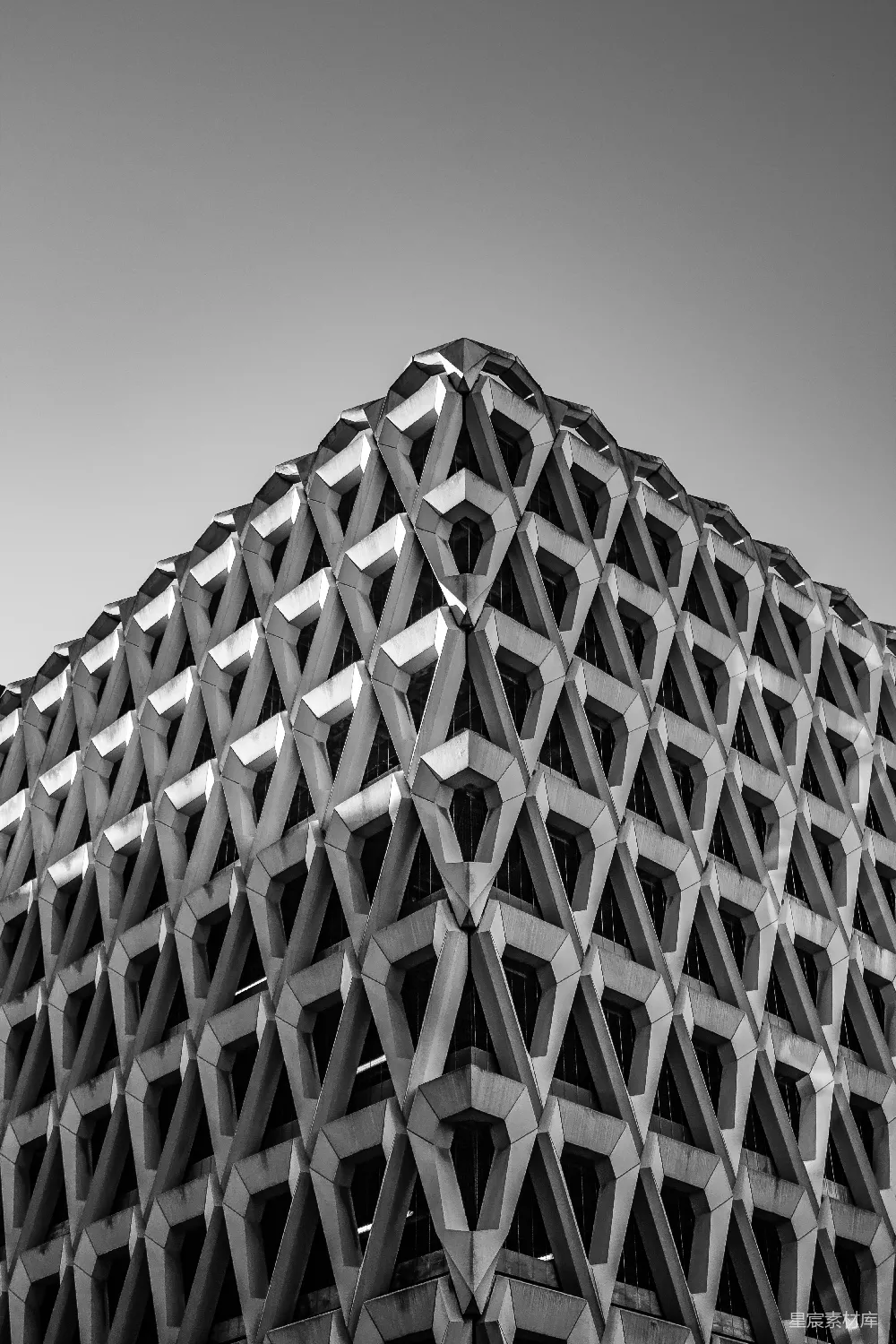 高清摄影 建筑 几何 现代 黑白 艺术 几何建筑的黑白魅力