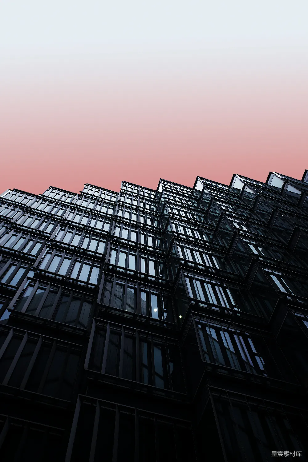 高清摄影 建筑 现代 夕阳 城市 风景 现代建筑在夕阳下的剪影