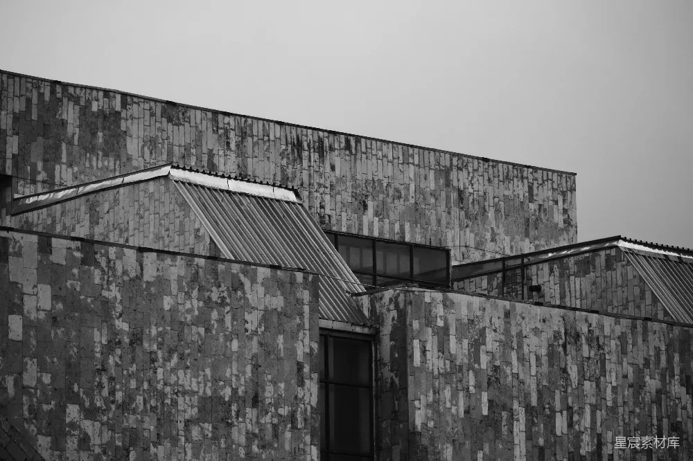 高清摄影 工业风 建筑 黑白色调 现代感 城市景观 工业风建筑
