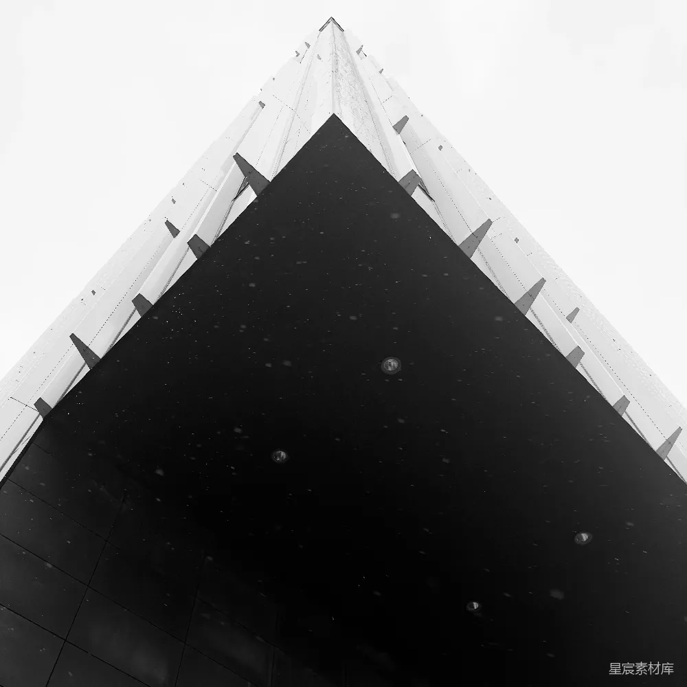 高清摄影 建筑 黑白 几何线条 现代设计 城市景观 现代建筑的几何之美