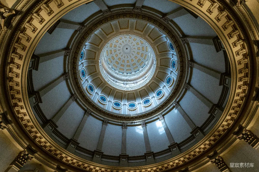 高清摄影 圆顶 建筑 内部 历史 建筑艺术 圆顶建筑内部视角