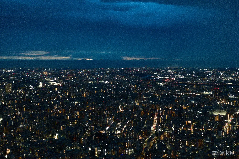 高清摄影 城市夜景 建筑群 都市风光 都市夜景 夜幕下的城市全景