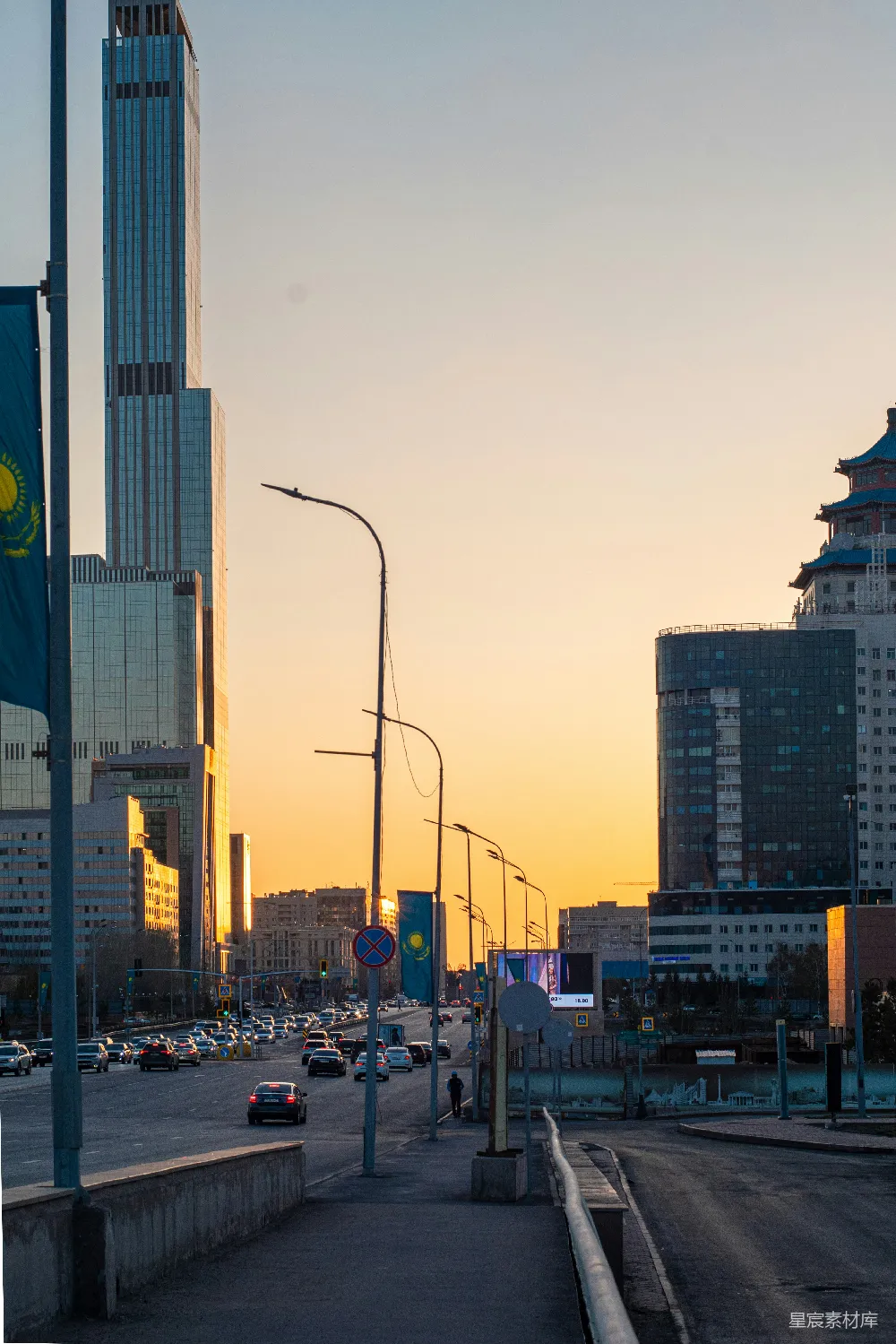 高清摄影 城市 日落 摩天大楼 城市景观 现代建筑 日落时的城市风景