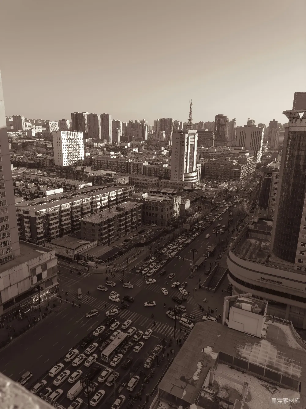 高清摄影 城市 街景 交通 建筑 复古 城市街景俯瞰