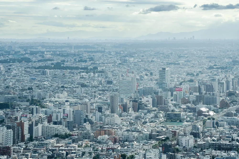 高清摄影 东京 城市景观 建筑 都市 视野 东京都心的全景