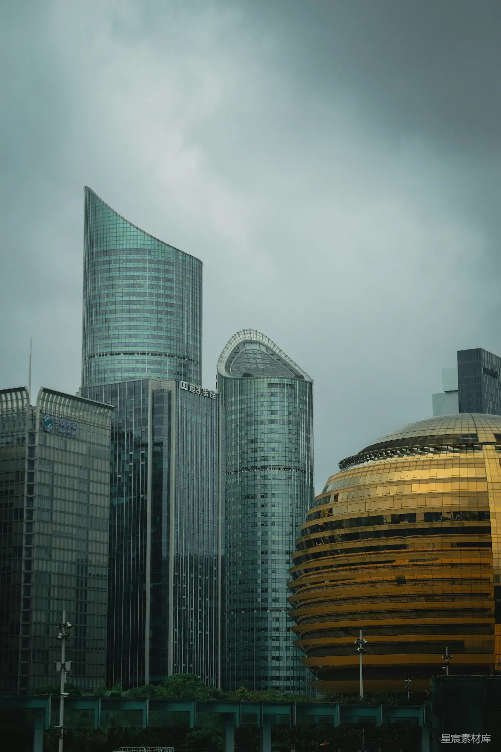 高清摄影 城市 建筑 摩天大楼 都市景观 现代风格 现代都市的天际线