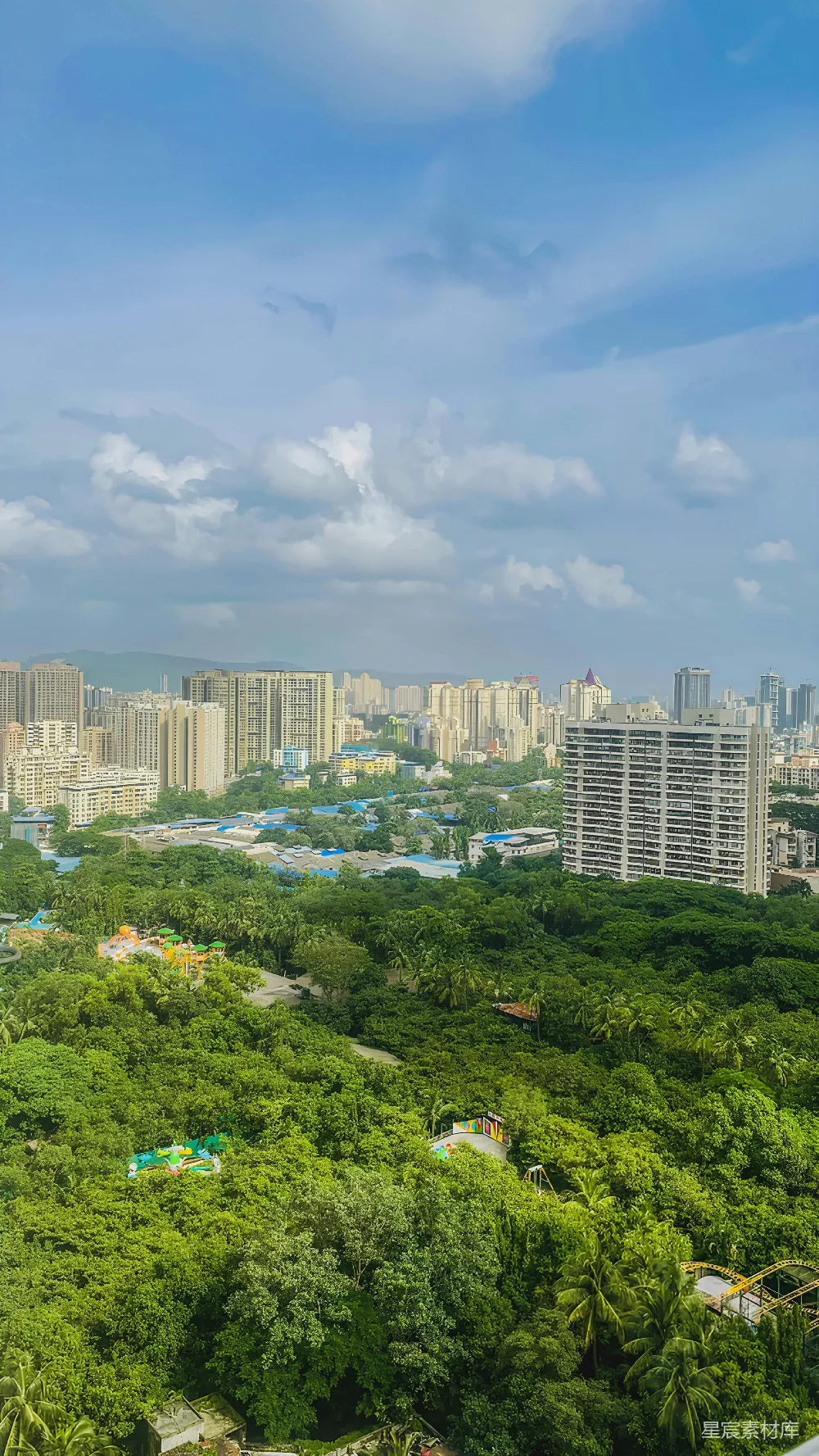 高清摄影 城市 自然 公园 建筑 景观 城市与绿洲的和谐共处