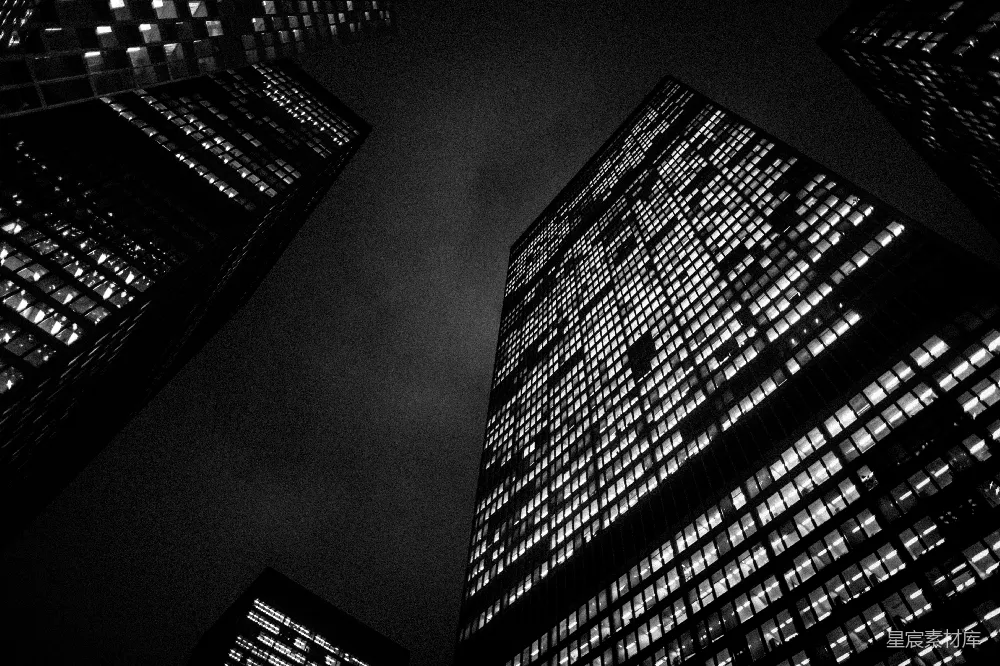 高清摄影 城市 夜景 建筑 城市风光 都市 城市的夜景：灯火阑珊